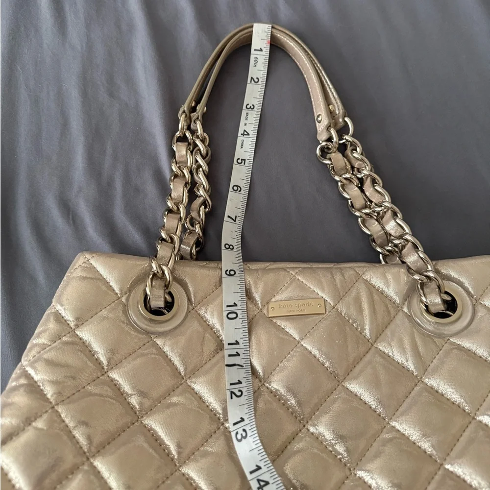 Kate Spade Quilted Metallic Bag #24